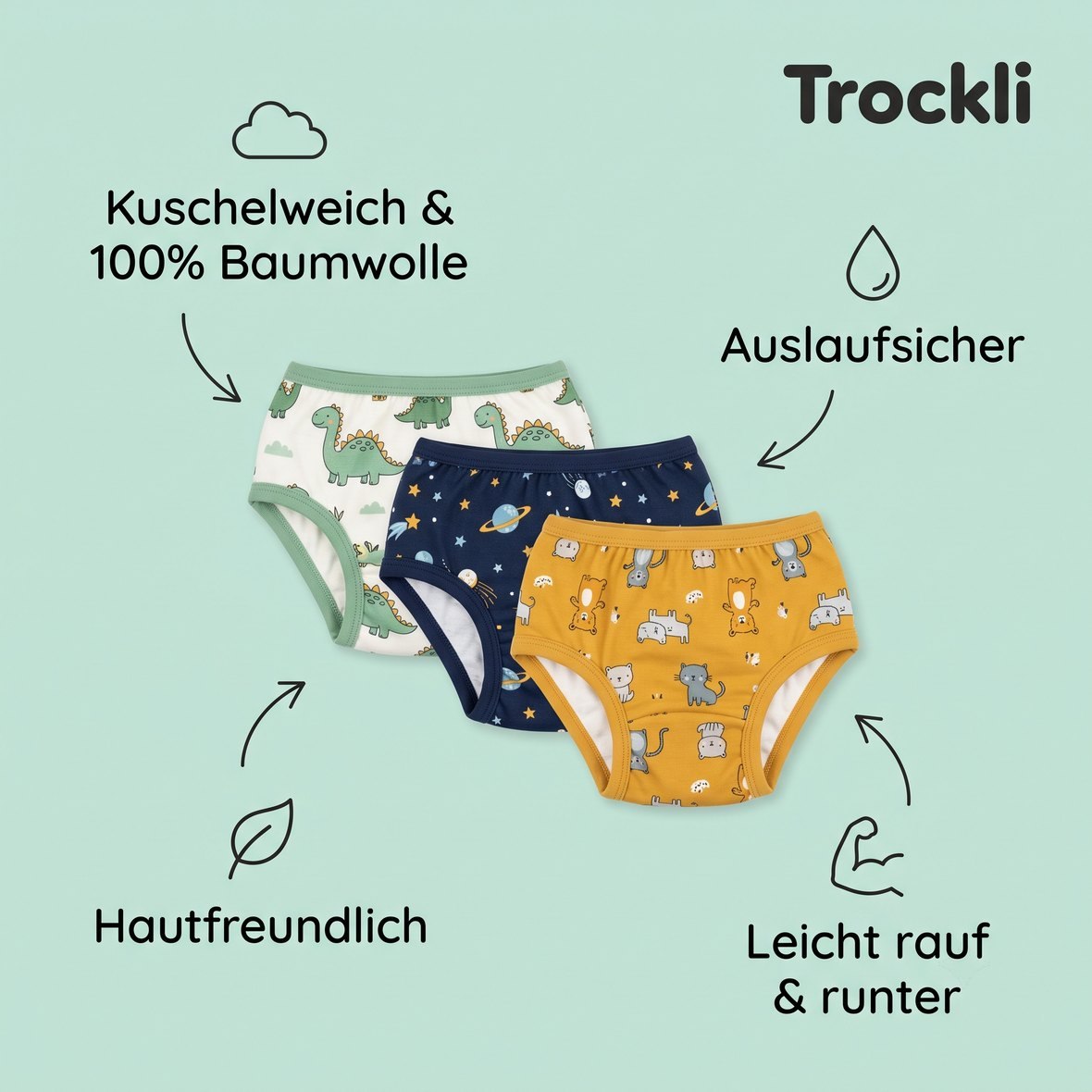Töpfchentraining Unterwäsche
