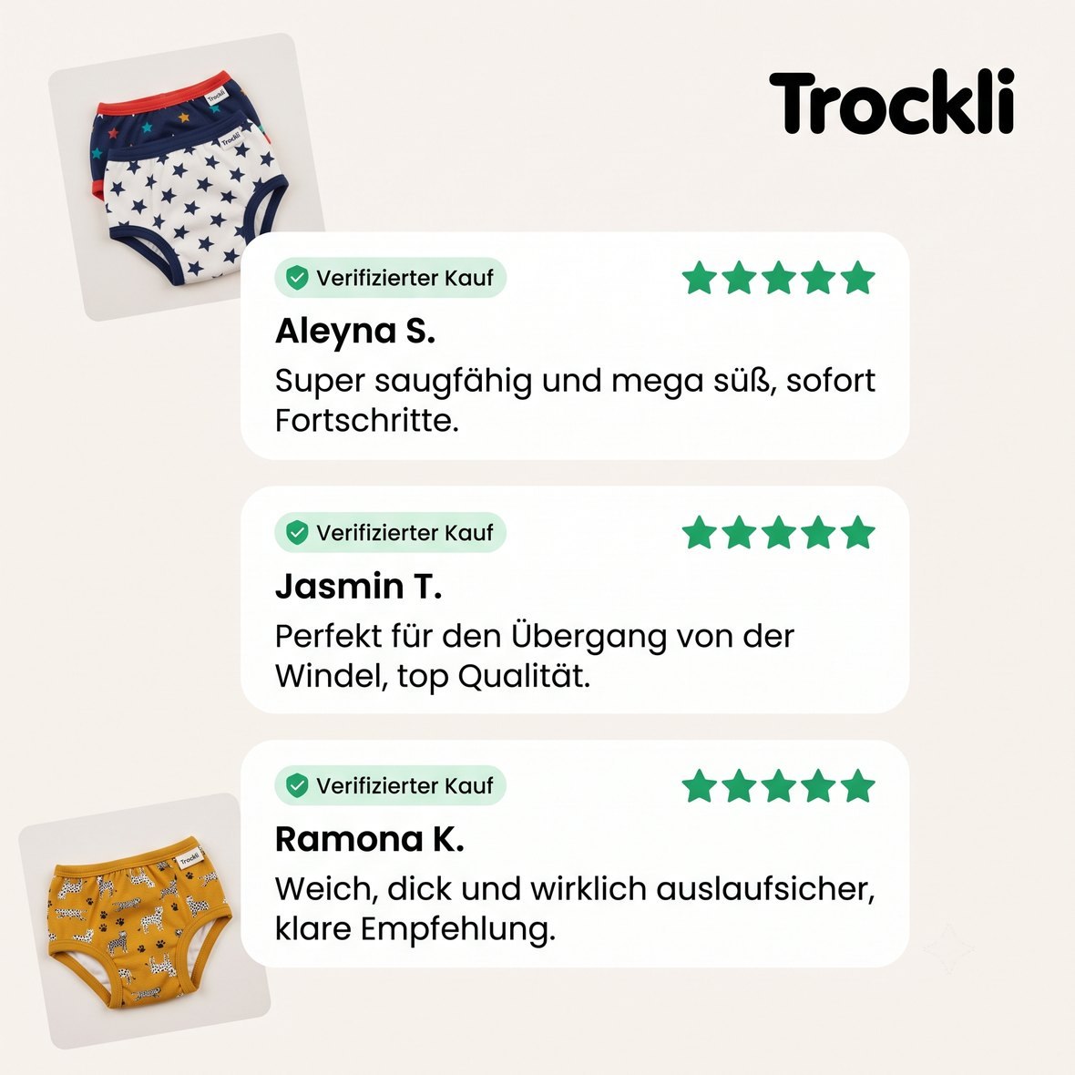 Töpfchentraining Unterwäsche